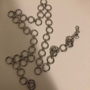 Brandy Melville Silver Chain Belt
